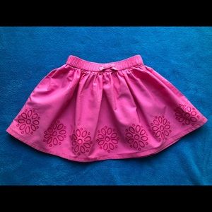 4T pink flower skirt.